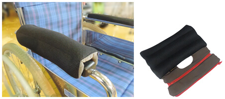 車椅子すべり止めアームレスト