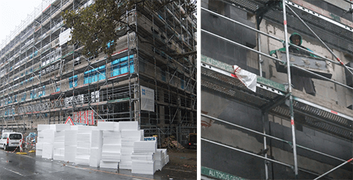 住宅用断熱材取り付け　画像